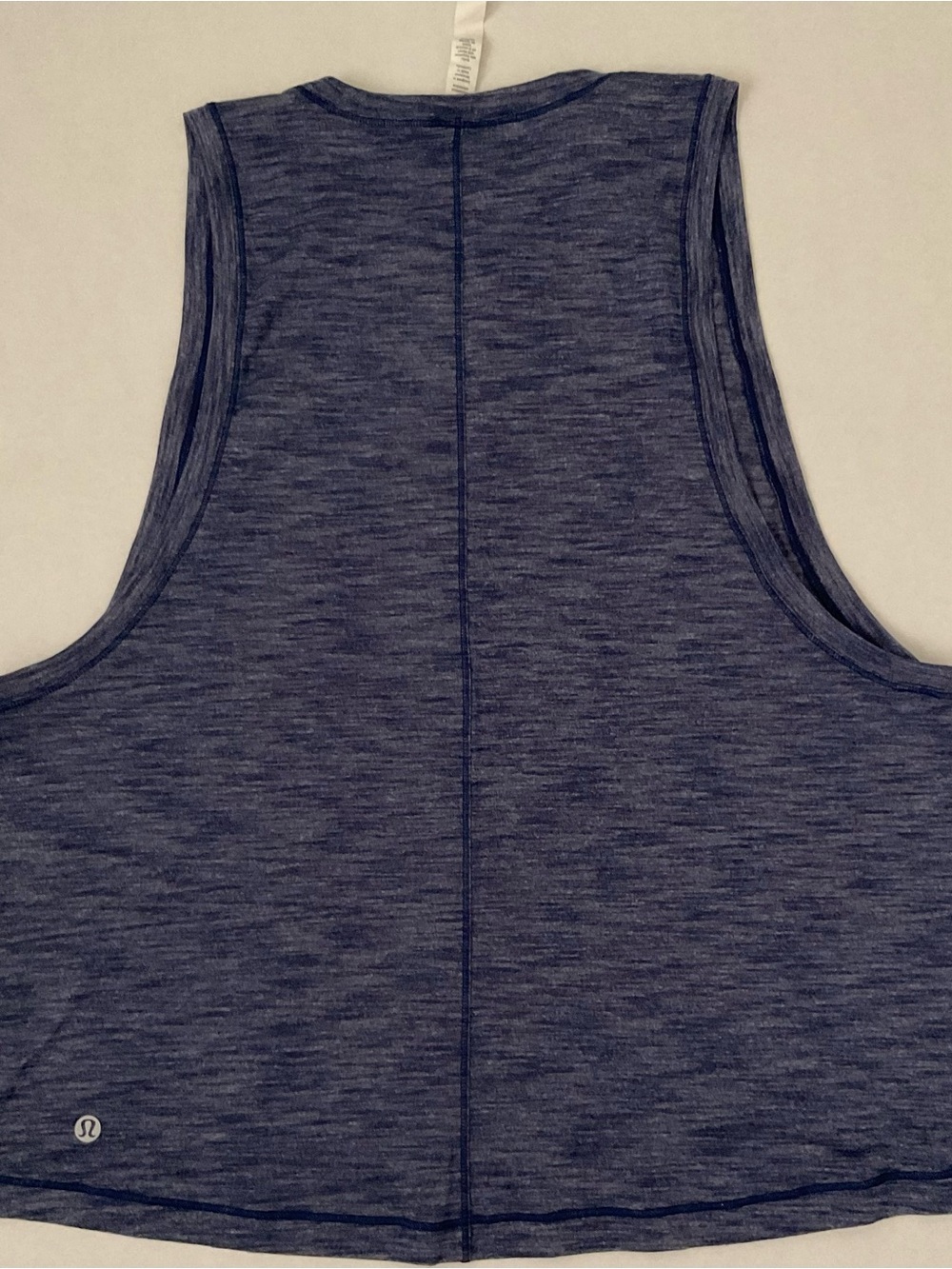 lululemon athletica Heathered Navy Blue Sleeveless Tank